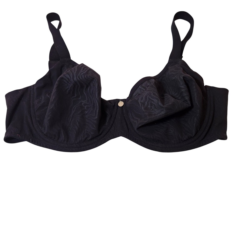 Understance Black  Unlined Underwire Bra 38DD  Support